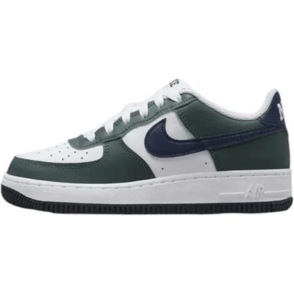 Nike Air Force 1 Groen/Wit/Blauw