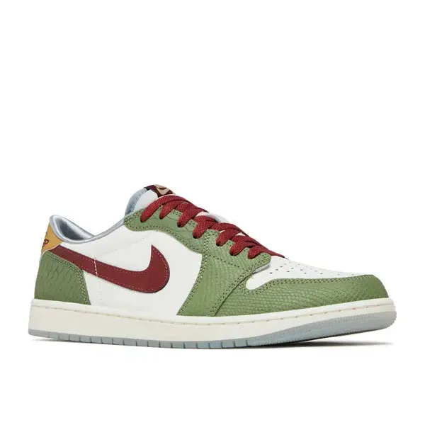 Air Jordan 1 Low Year of Dragon Sail Black-Varsity Red-Muslin, foto 3 van 5