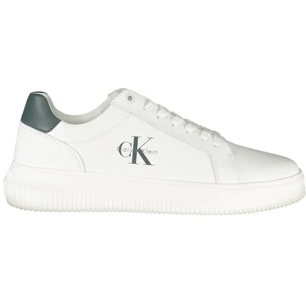 Calvin Klein LowTop Leather Sneakers - White White