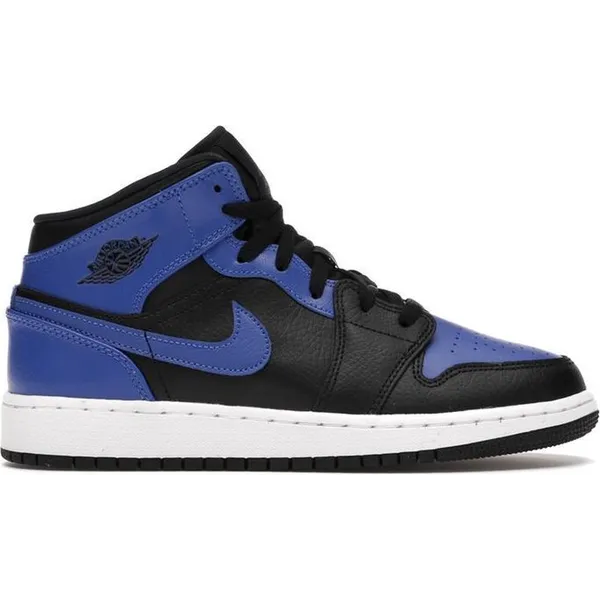 Nike Air Jordan 1 Mid Black/Hyper Royal-White