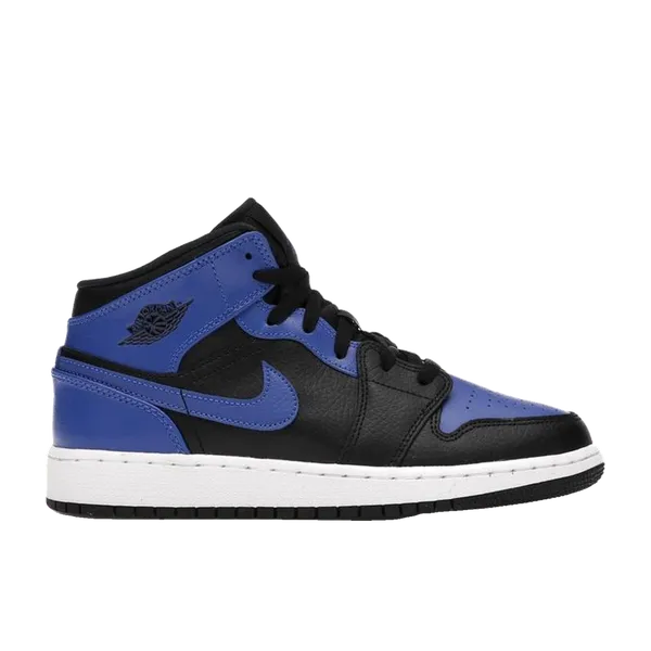 Nike Air Jordan 1 Mid Black/Hyper Royal-White, vergelijk prijzen bij 2 winkels