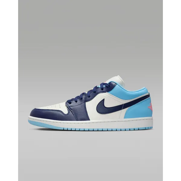 Nike Air Jordan 1 Low Wit Blauw