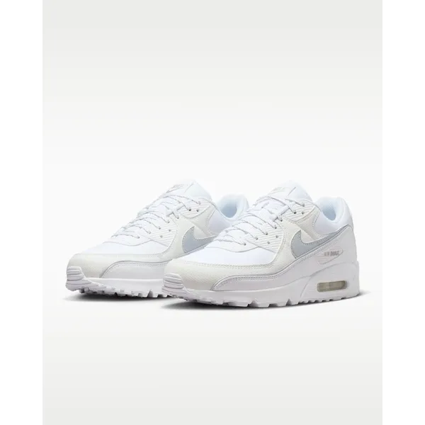 Nike AIR MAX 90 PREMIUM White Metallic Silver Reflective