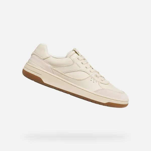 GEOX SEDRAL COURT HEREN Sneakers Melkwit/lichtbeige