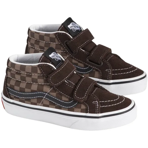 Vans SK8-Mid Reissue bruin - wit