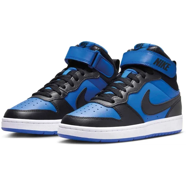 Nike Court Borough Mid 2 Blauw/Zwart, foto 2 van 2