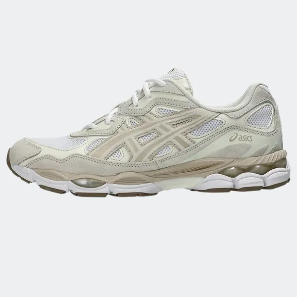 Asics Gel-NYC - Unisex - Cream/Cloud Grey - EU Wit Feather Grey