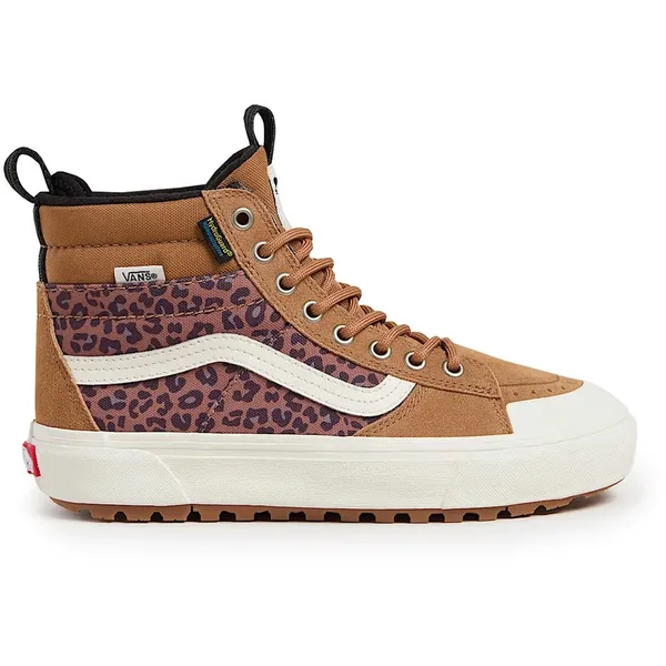 Vans FabricandLeatherRoundToeSneakers - Brown Sneakers Brown