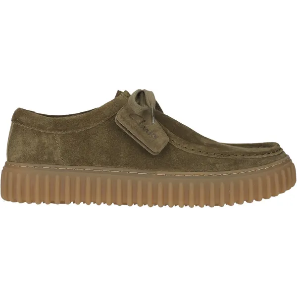 Clarks Schnürschuh Torhill olijf