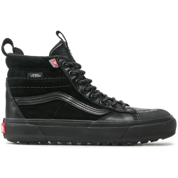 Vans AnkleBootswithMetalEyeletsandRoundToe - Black Sneakers Black