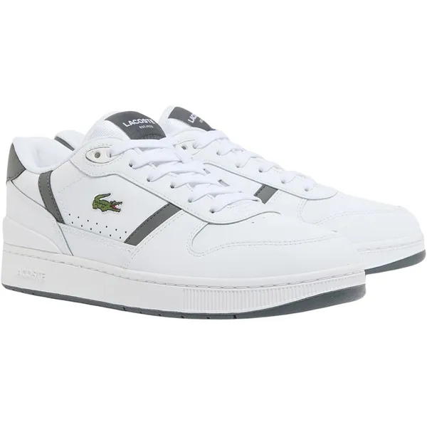 Lacoste T-Clip Set wit - donkergrijs