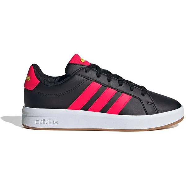 adidas Grand Court 3.0 Core Black / Lucid Red / Lucid Lemon