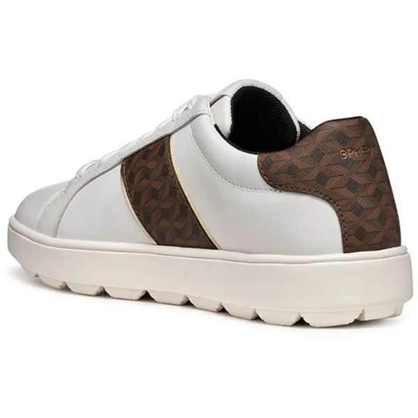 GEOX Spherica Ecub-1 A White / Dark Brown