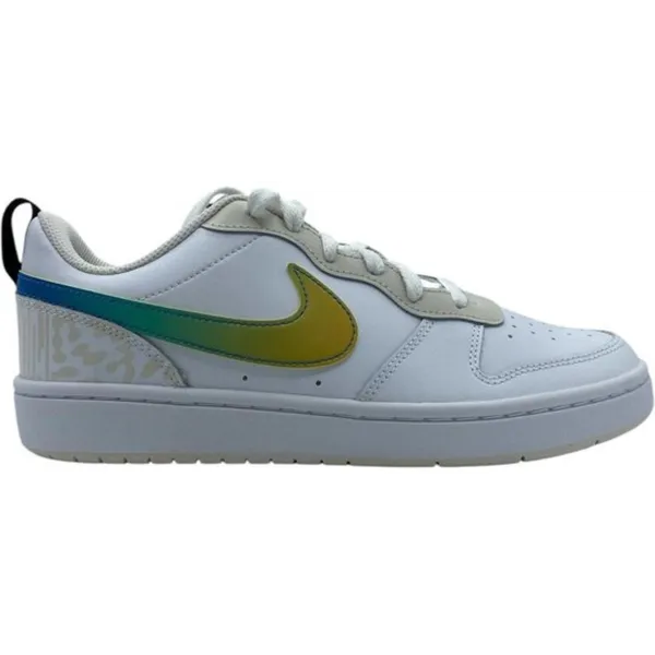 Nike COURT BOROUGH LOW 2 SE (GS) WIT/MULTI-COLOR