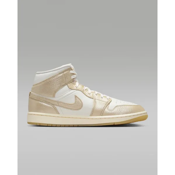 Nike Air Jordan 1 Mid SE Wit/Goud