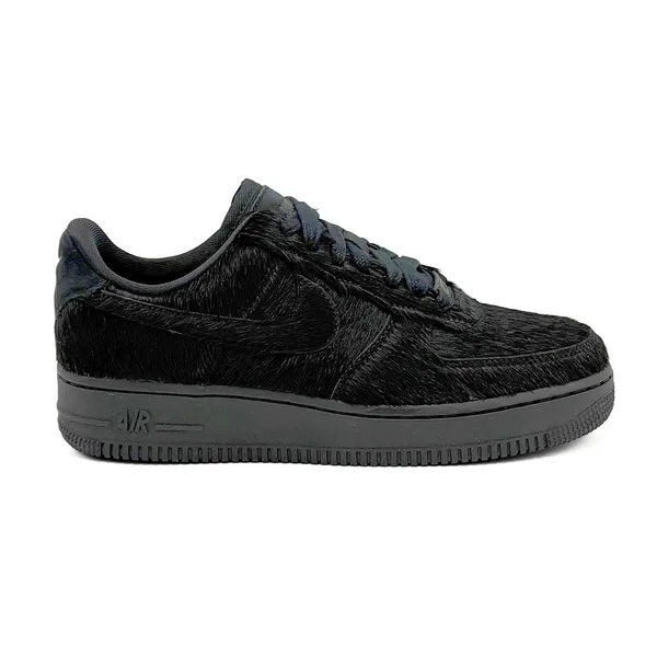 Nike Air Force 1 Low '07 - Unisex - Triple Zwart Pony Hair - EU Wit