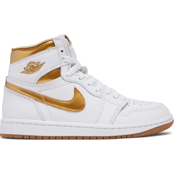 Nike AIR JORDAN 1 MID OG WHITE METALLIC GOLD