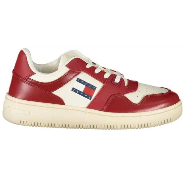 Tommy Hilfiger Platform Sneakers Casual Style Wo - Red Red