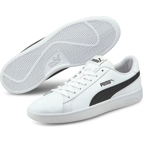 PUMA Smash V2 L wit - zwart