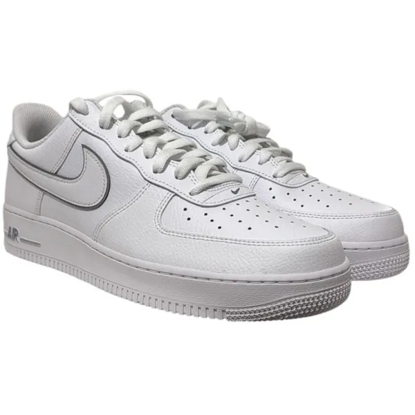 Nike Air Force 1 Wit/Metalic Silver