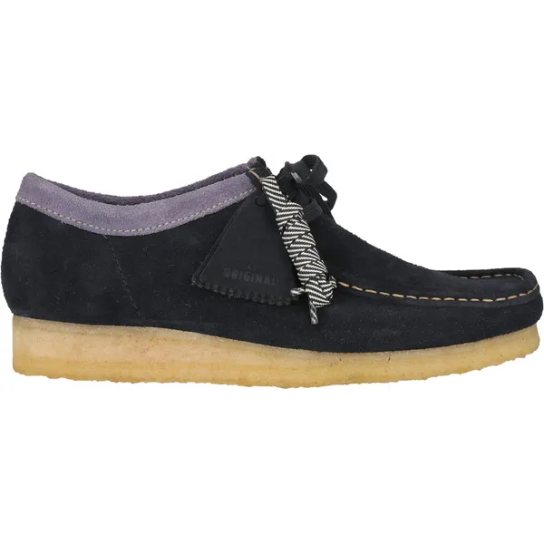 Clarks Schnürschuhe Wallebee diepblauw