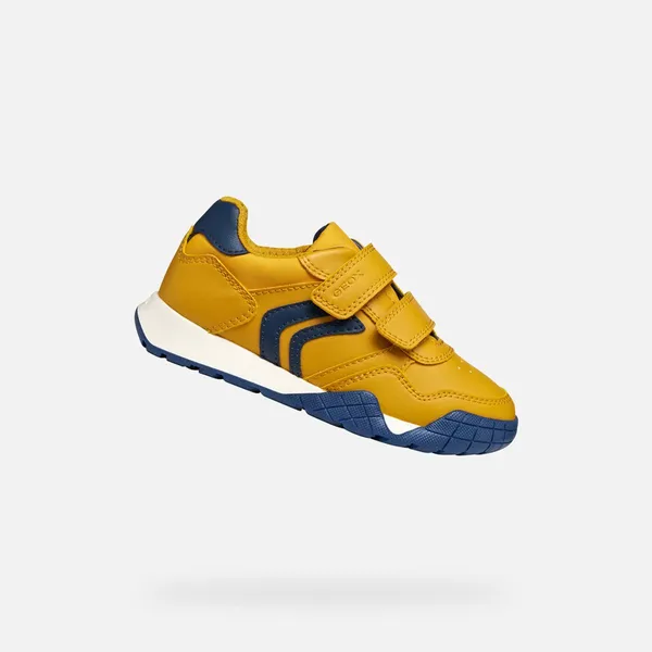 GEOX RANN-E Geel/Navy blauw