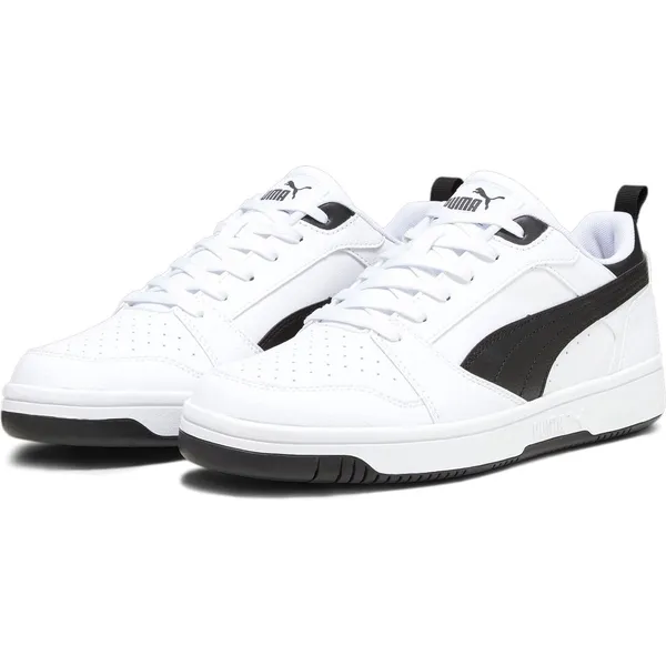 Puma Rebound v6 Low Wit/Zwart 02, foto 2 van 2