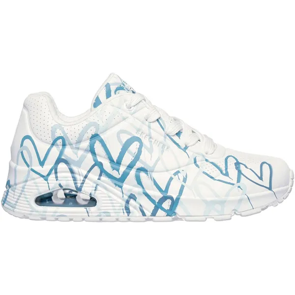 Skechers Uno - Spread the Love wit - blauw
