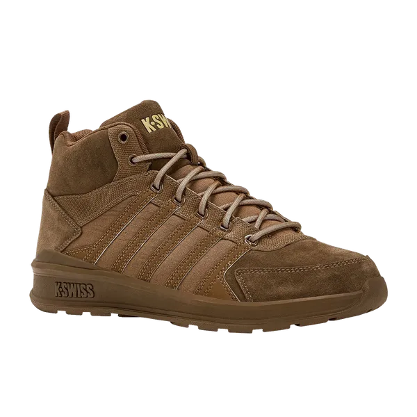 K-Swiss Vista Trainer Mid Leer Bruin UK, vergelijk prijzen bij 1 winkel