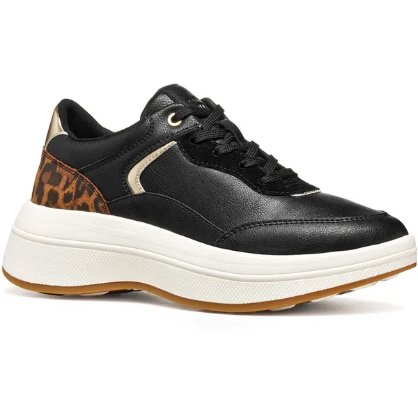 GEOX Spherica Ecub-3 Schoenen Zwart EU Vrouw Black / Cognac