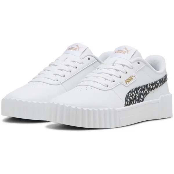 PUMA Carina 3.0 Animal White / Black / Gold