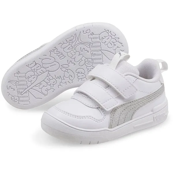 PUMA Multiflex Glitz Schoenen Zwart EU Jongens,Meisjes Puma White / Puma Silver