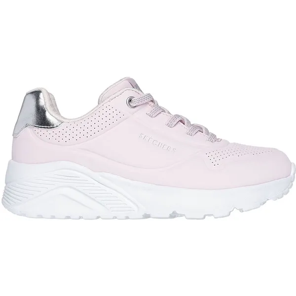 Skechers Uno Lite Metallic Mode Pink Synthetic / Silver Trim