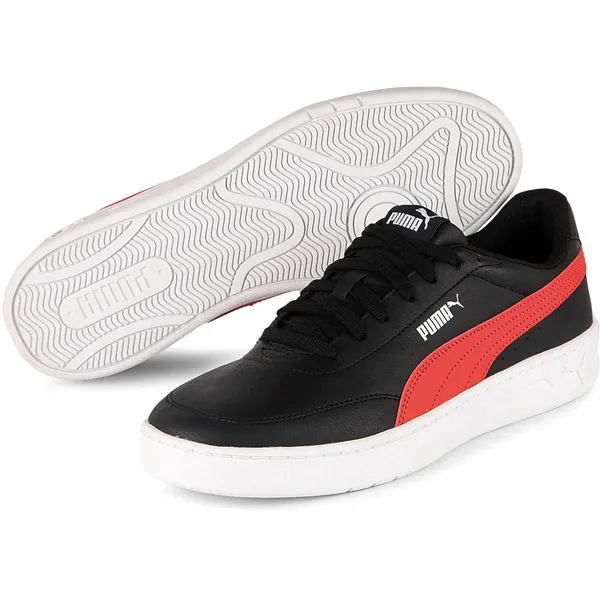 PUMA Court Classic Clean zwart - rood