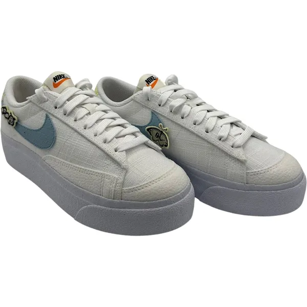 Nike Blazer Low Platform SE NN Wit/Blauw/