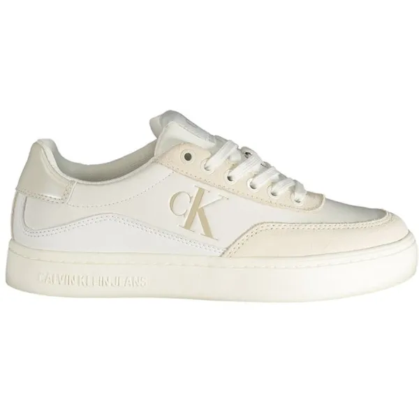 Calvin Klein CK Low Top Sneaker Casual Style Wo - White White