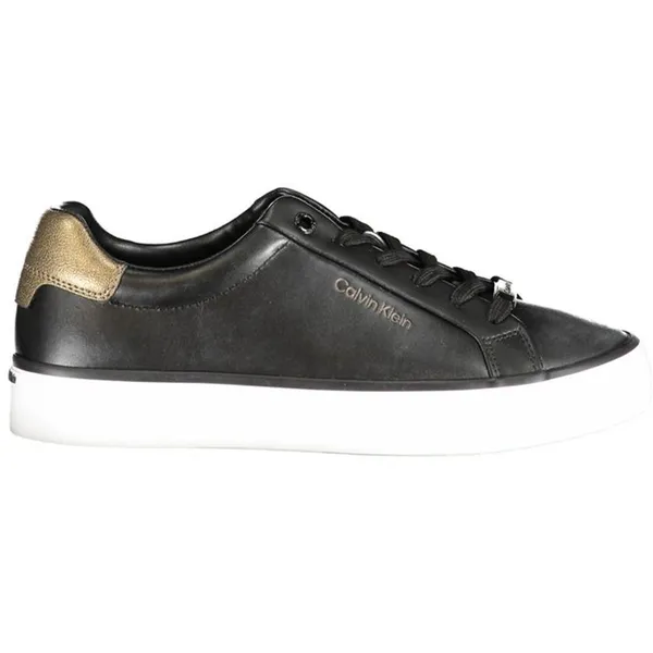 Calvin Klein Leona Sneakers Casual Style BlackGold Wo Black