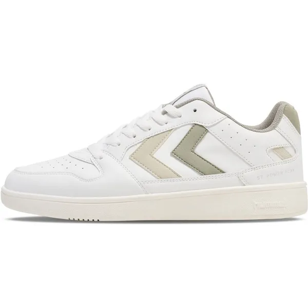 hummel Damen Sneakers low St. Power Play Wmns White/Seagrass/Bone White