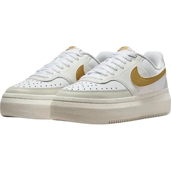 Nike Court Vision Alta Sneakers beige - wit - goud