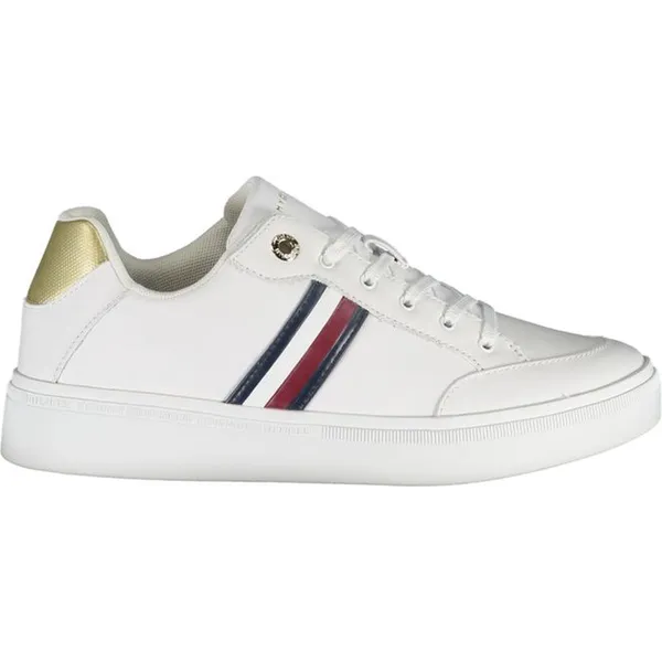 Tommy Hilfiger Leather Sneakers FW0FW07466 Wo - White White