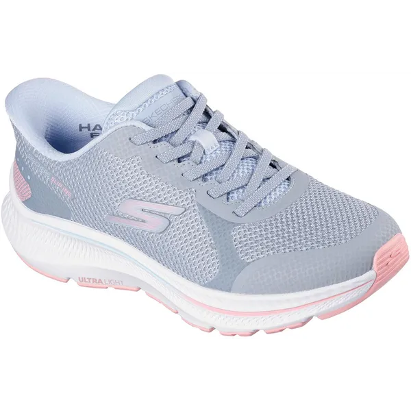 Skechers Go Run Consistent 2.0 Captiva Gray Textile / Lt.Blue Trim