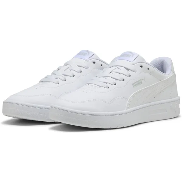 PUMA Court Lally Sneakers Dames Puma White-Puma White-Cool Light Gray