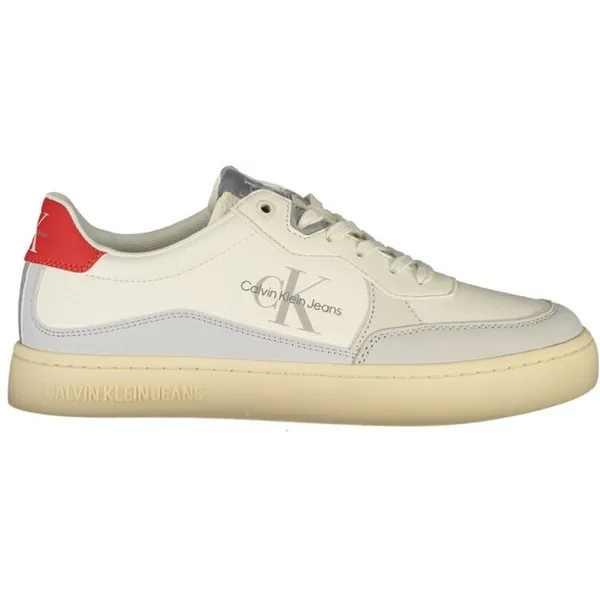 Calvin Klein YM0YM0021 Sneaker Leather Casual - White White