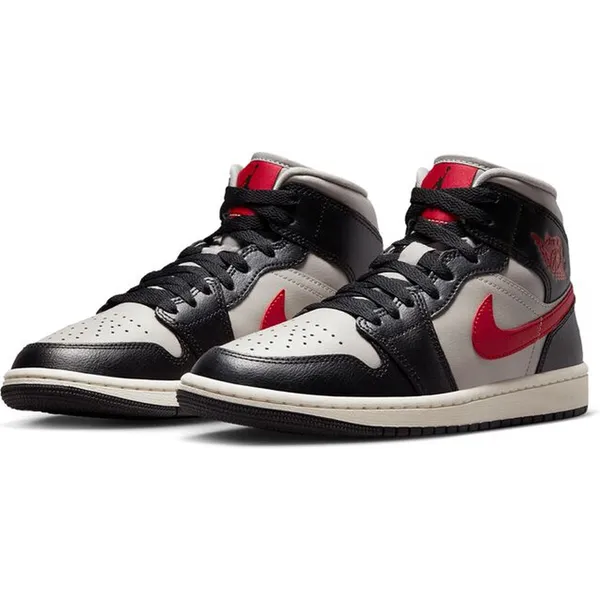 Nike Air Jordan 1 Mid zwart rood