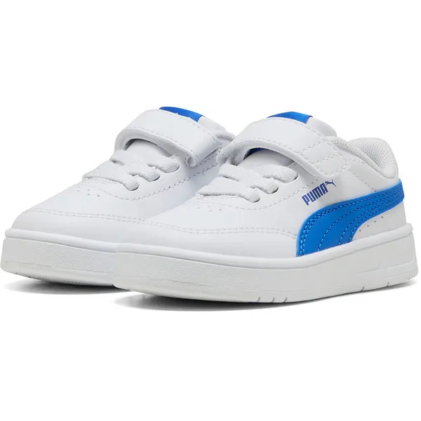 PUMA Court Classic Clean Ac+ Schoenen Wit EU 21 Meisjes White / Mountain Blue