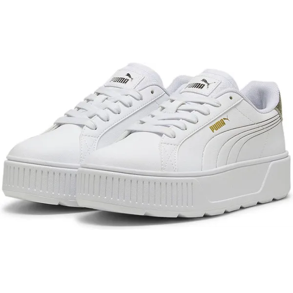 PUMA Sneakers White / Silver / Gold