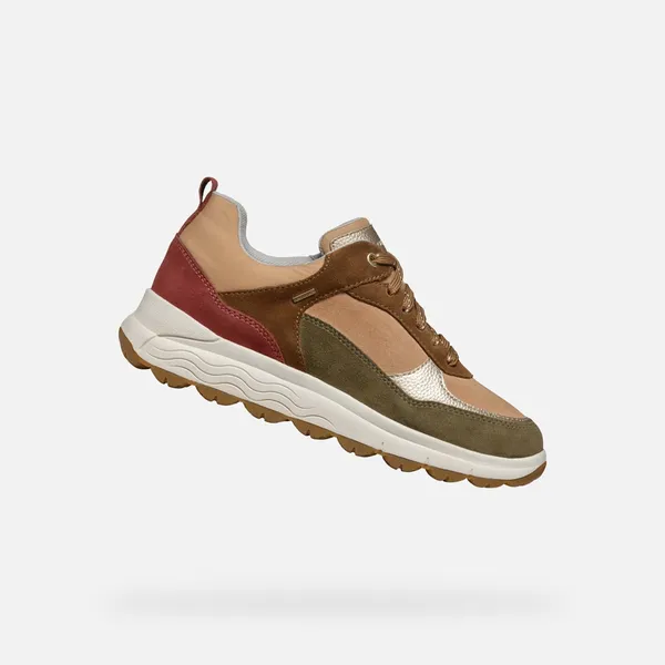 GEOX SPHERICA 4X4 ABX Mosgroen/antiek roze