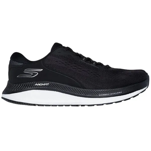 Skechers Hardloopschoenen Black Mesh / White Trim
