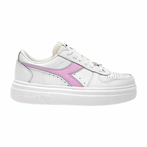 Diadora Women Magic Bold WN White Pastel Lavender-Schoenmaat 38 Wit