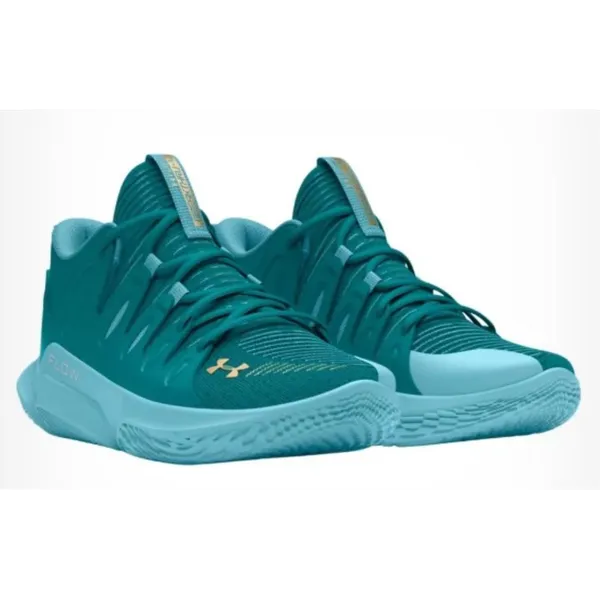 Under Armour Dames Basketbalschoenen Groen Maat 38 veelkleurig